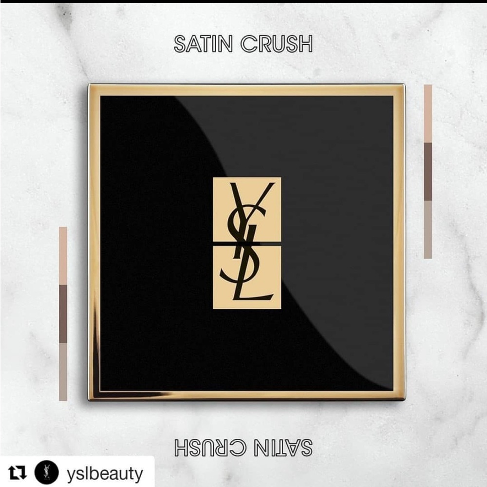 NEW Yves Saint Laurent Satin Crush Mono Eyeshadow Excessive Brown set 🌷 - Picture 13 of 15